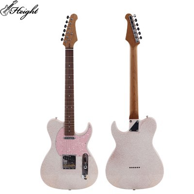 Gitar Listrik Enam Senar Maple Kanada + Badan Poplar Leher Berkarbonisasi