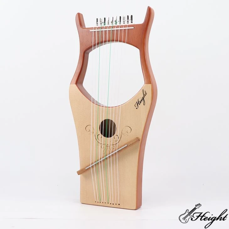 Kayu Cemara 10 Senar Kecapi Harpa