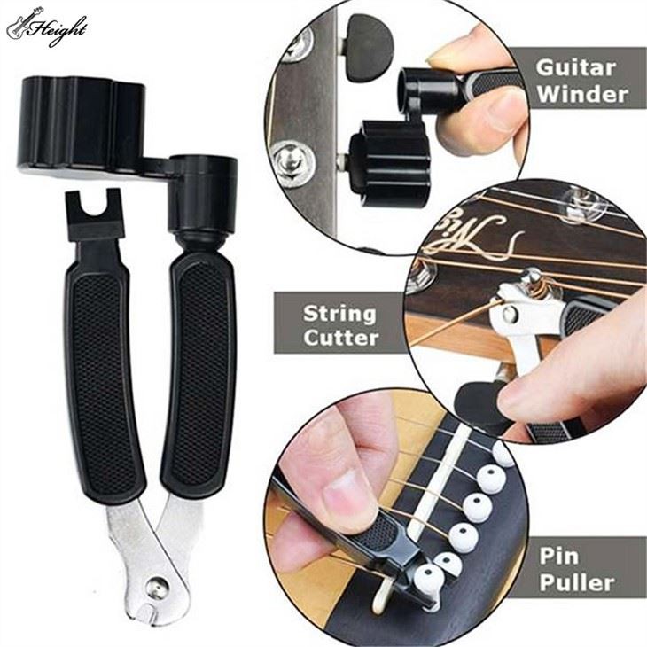 Guitar Strings Picks Capo Pin Accessory Set