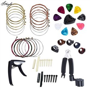 Senar Gitar Picks Capo Pin Aksesori Set