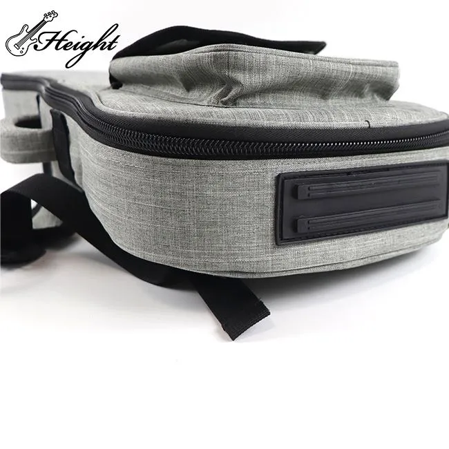 12mm Gray Cationic Cloth Ukulele Bag